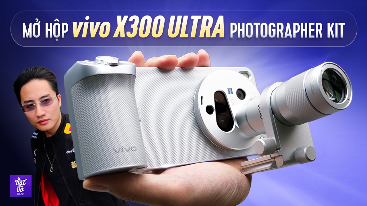 
Mở hộp vivo X300 Ultra Chính Hãng Và Photographer Kit Có 2 Lens Tele: Đây Là Cái Giá 50 Triệu!