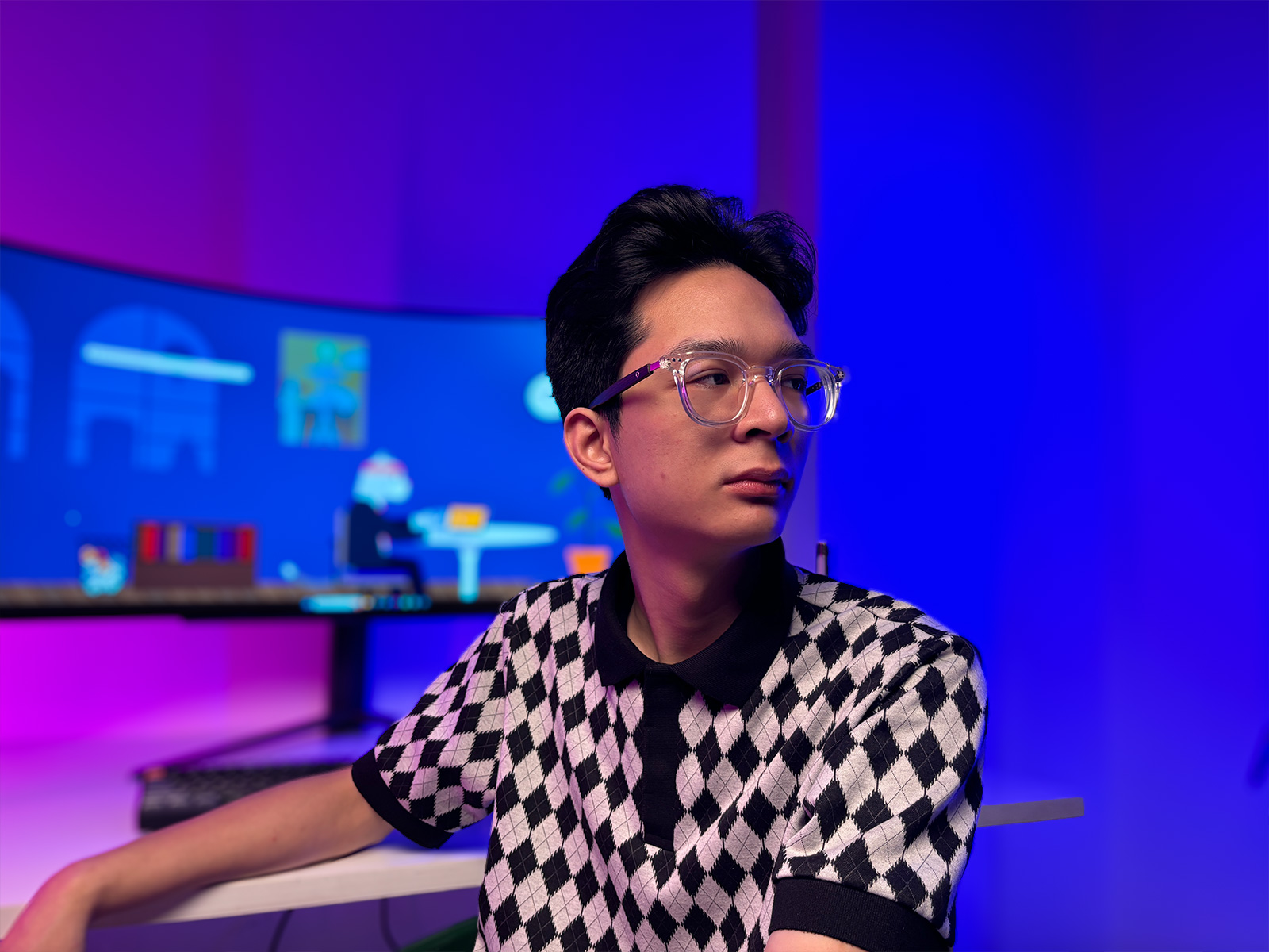 Xử lý bẳng Lens Blur