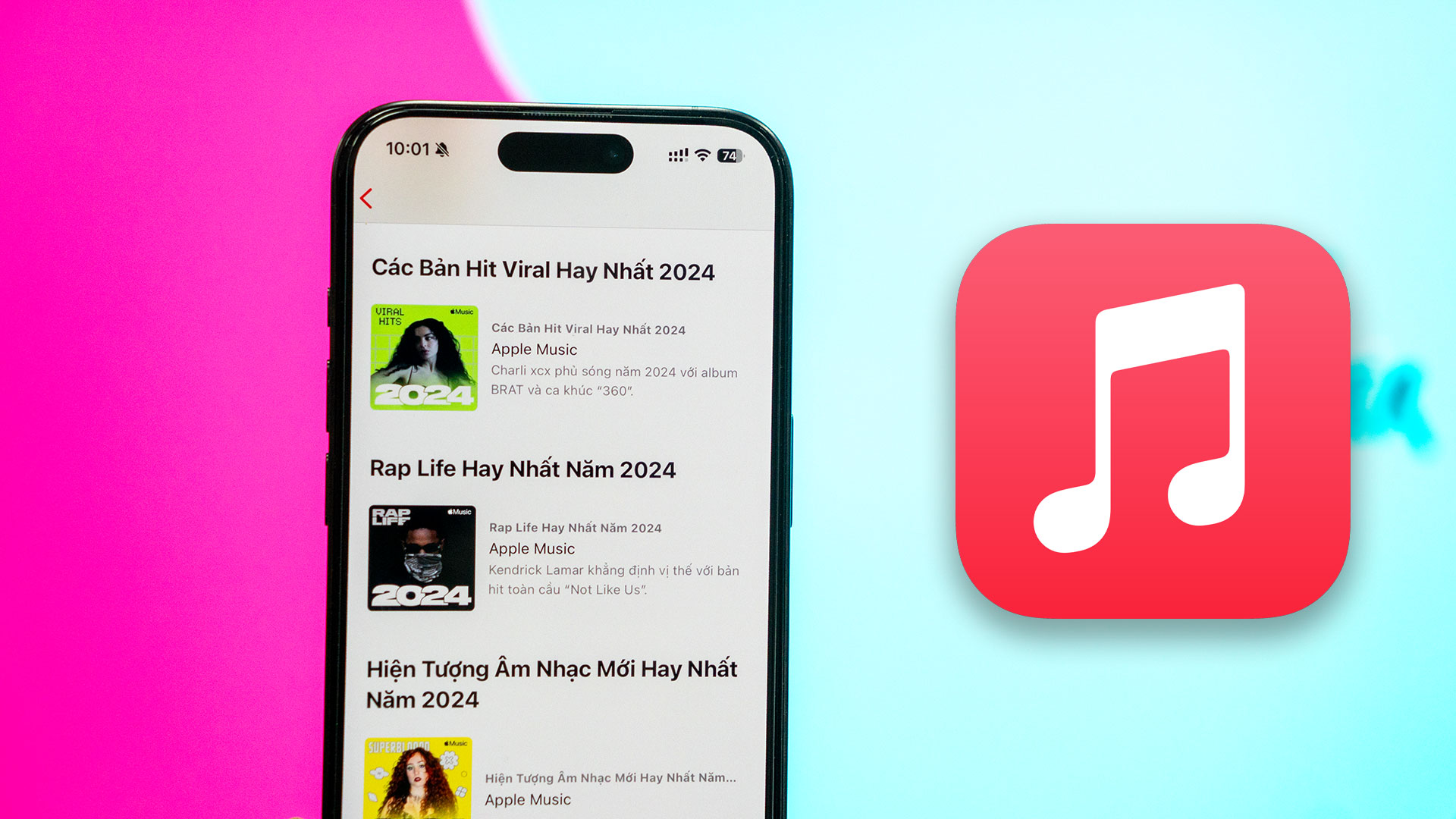 Apple Music phát hành 13 playlist các bài hát “Hay Nhất Năm 2024”