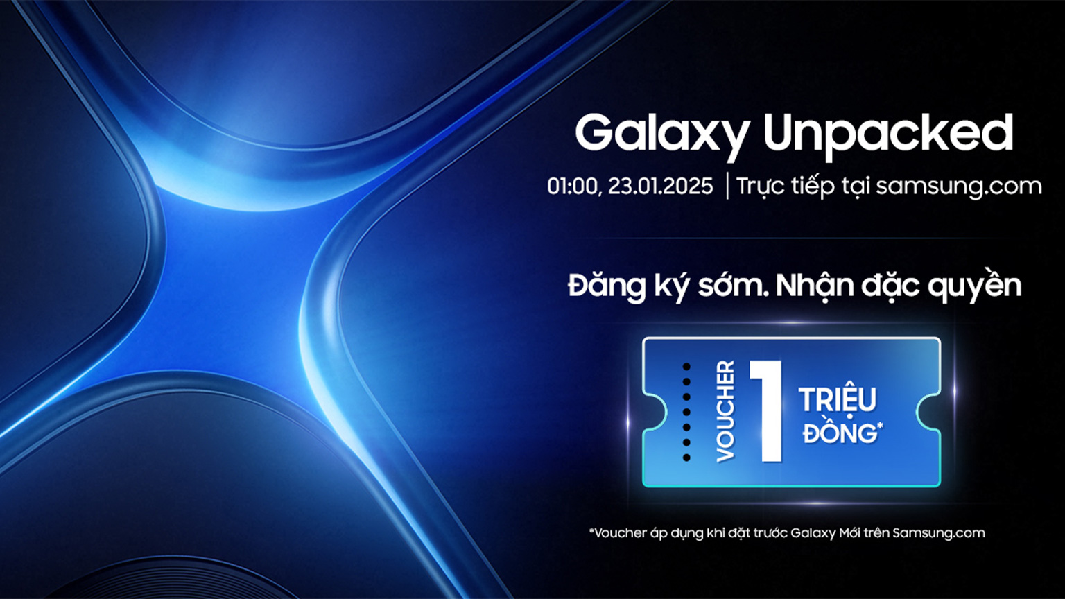 Siêu phẩm Galaxy của năm 2025 sắp lộ diện, đăng ký ngay để nhận voucher 1 triệu đồng