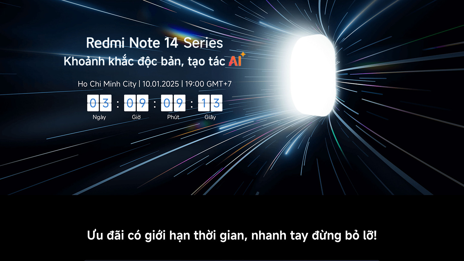 Redmi Note 14 Series được mở đặt trước với ưu đãi tặng tai nghe