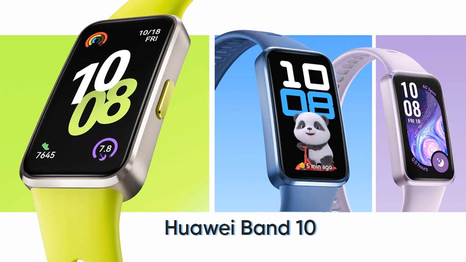 HUAWEI Band 10 ra mắt: Vòng đeo tay “quốc dân” của Huawei có gì mới?