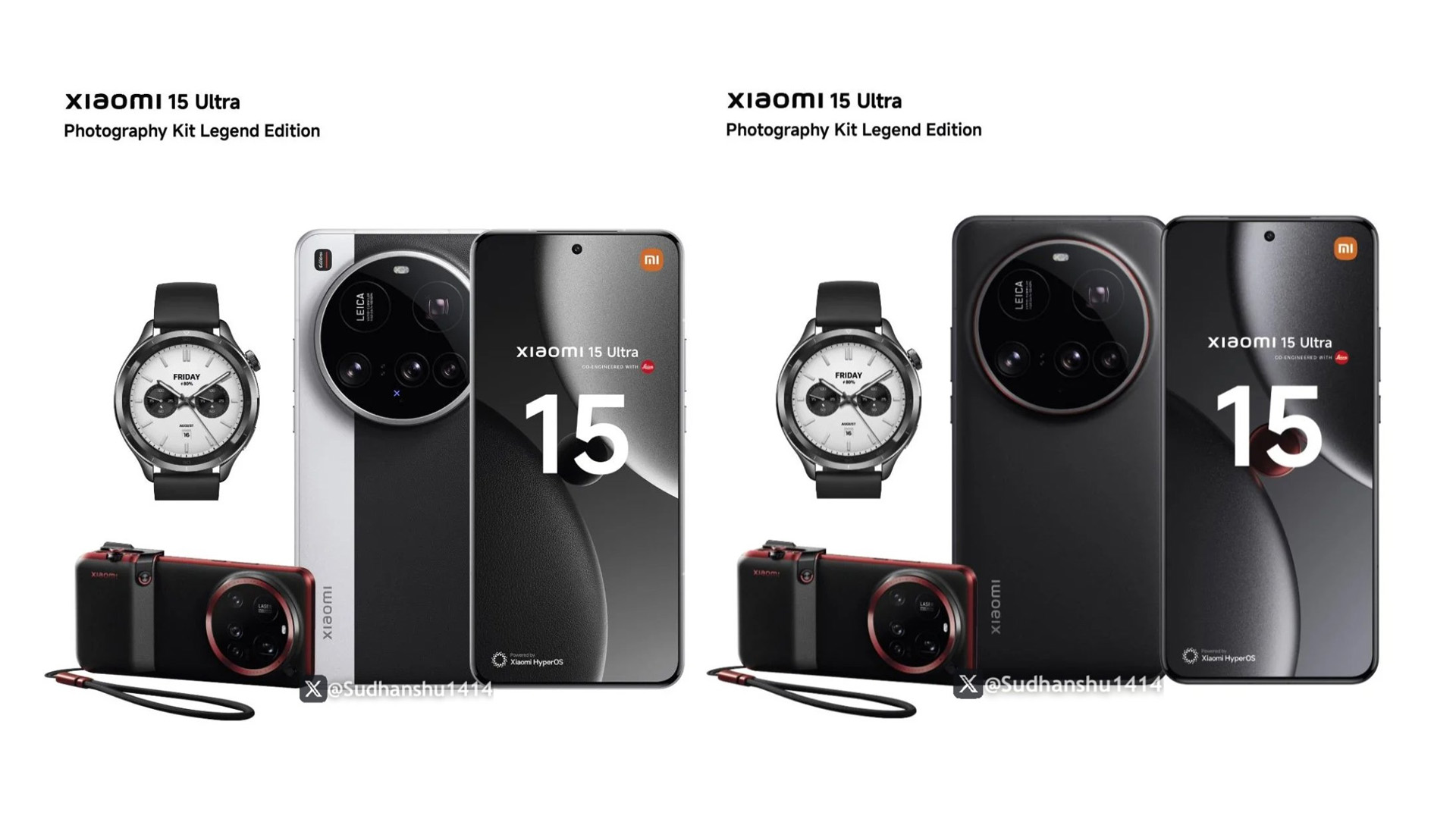 Xiaomi 15 Ultra lộ diện với bộ kit camera mới, tặng kèm smartwatch khi đặt trước