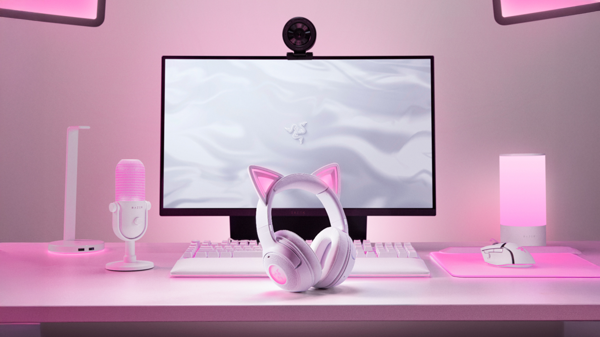 Razer “chiều lòng” fan với tai nghe Kraken Kitty V2 phiên bản màu trắng mới cực đẹp