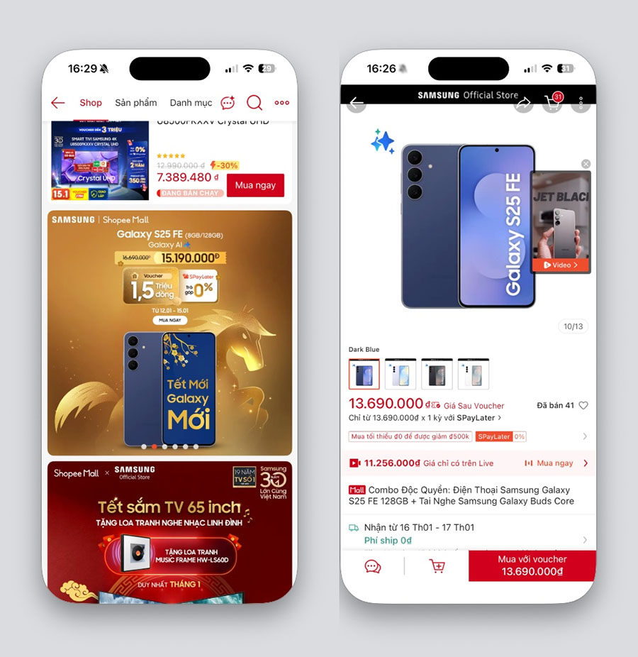 Galaxy S25 FE chạm đáy còn 11 triệu đồng ngay sale 15/1: Giá quá ngon, mua đi chơi Tết thì hết ý插图