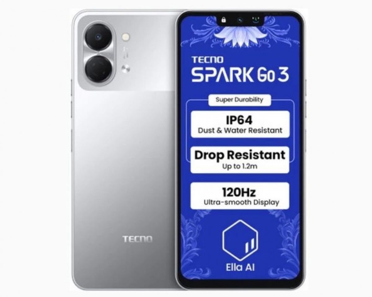 Ra mắt smartphone giá hơn 2 triệu có màn lớn 120Hz, pin 5.000mAh, AI hay IP64 đều đủ: TECNO SPARK Go 3插图1