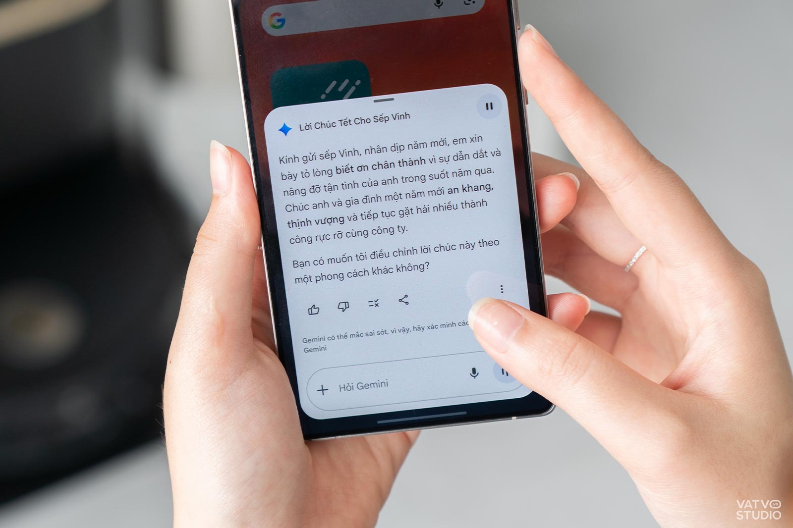 Đón Tết hiện đại, giữ trọn nét xưa: Cách người trẻ dùng Gemini Live trên Galaxy S25 Ultra để thấu hiểu truyền thống插图4