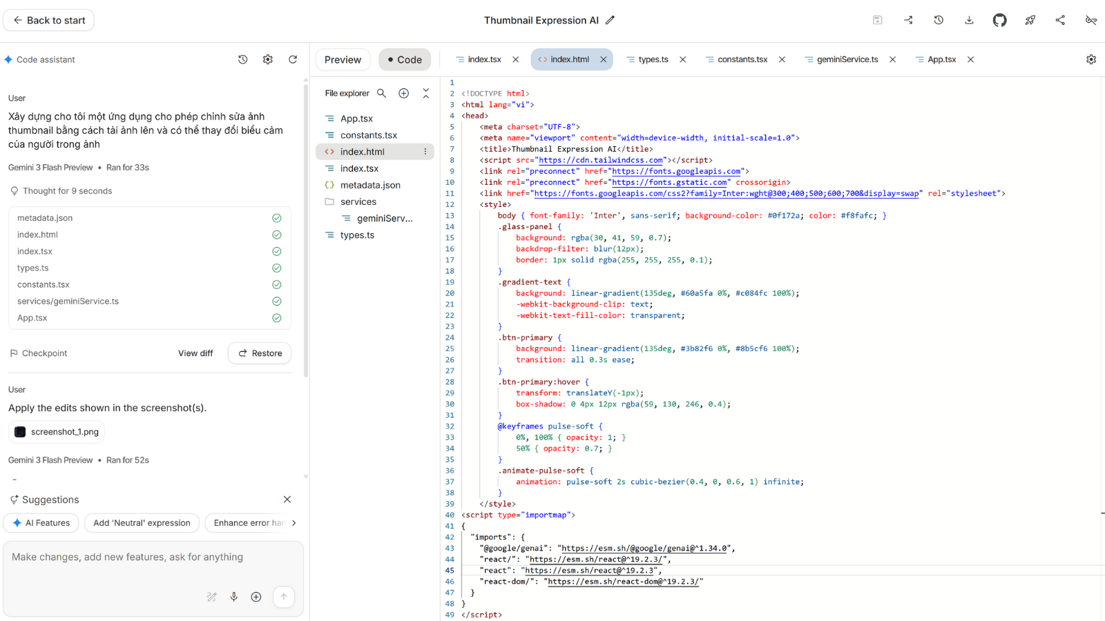 Trải nghiệm tạo app bằng Google AI Studio mà không cần hiểu về lập trình插图8