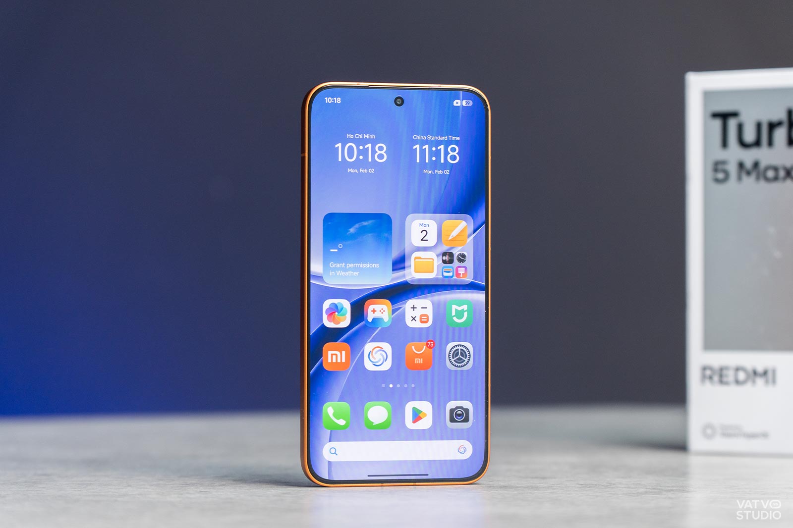 Trên tay REDMI Turbo 5 Max: Dimensity 9500s đầu tiên thế giới, màu cam như iPhone!插图4 Trên tay REDMI Turbo 5 Max: Dimensity 9500s đầu tiên thế giới, màu cam như iPhone!插图4